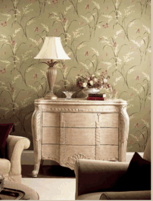 NOBILIS TOILES DE JOUY ET FLEURS PAPILLONS WALLPAPER
